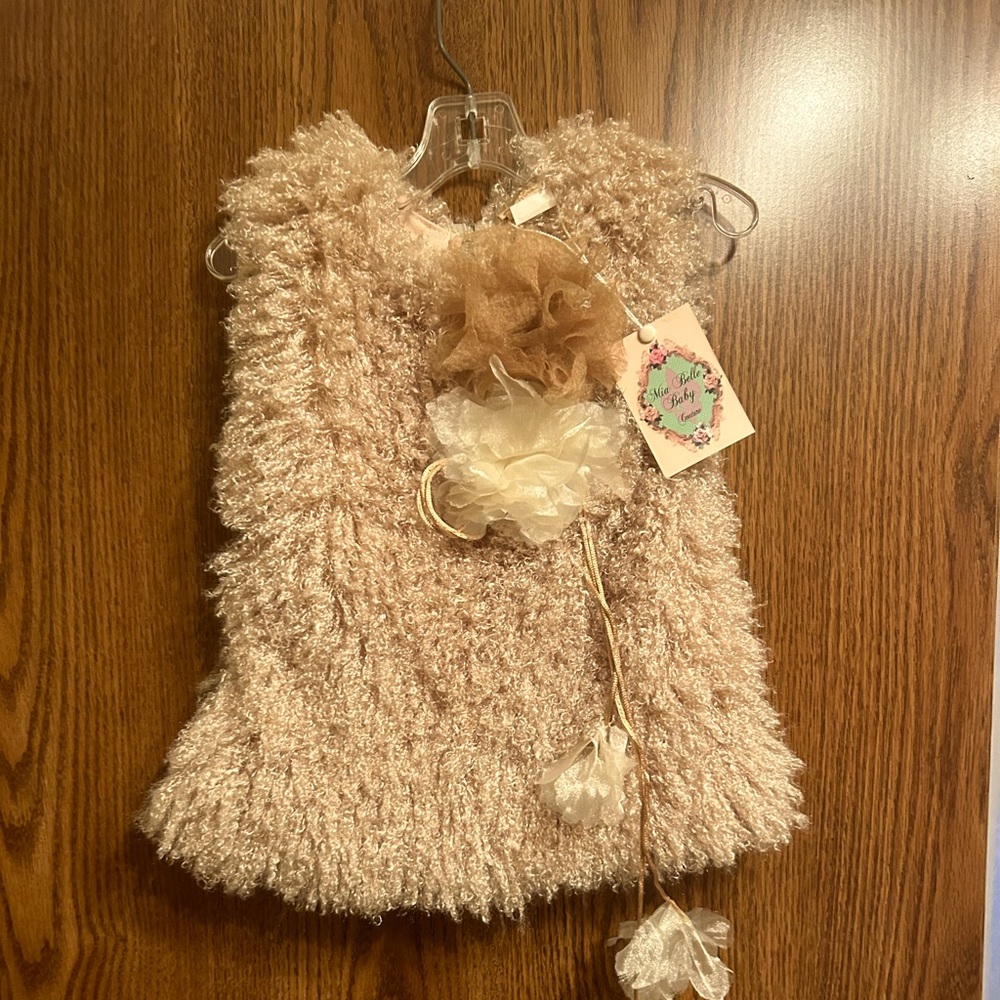 Mia Belle Baby - back zip vest - 2t